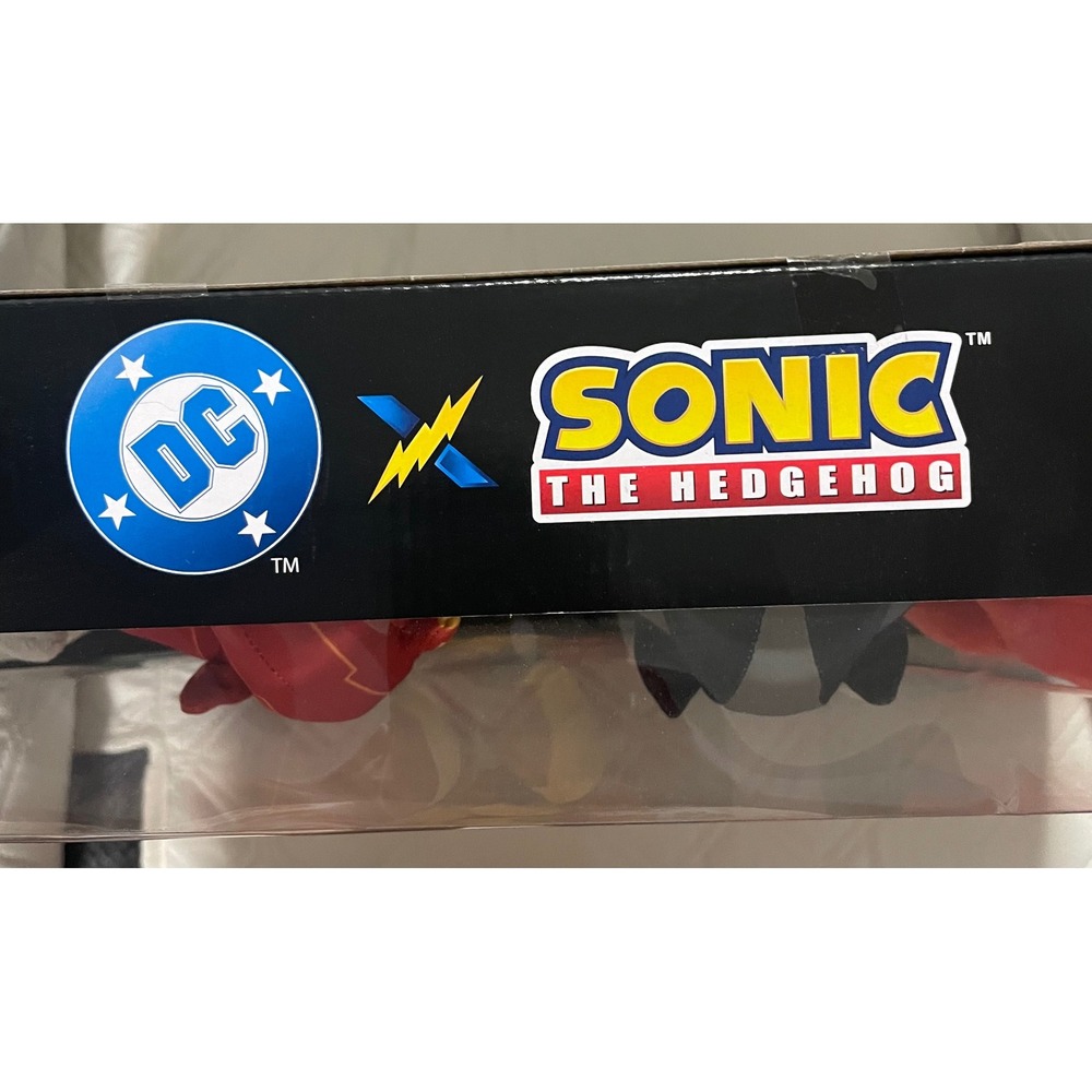 JAKKS Pacific DC x Sonic the Hedgehog 9" Plush Set o 4 NIB Wave 1 Crossover Set - Picture 6 of 6